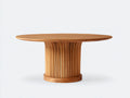Tavolo da giardino - legno - 150 x 150 x 74 cm - marrone - design contemporaneo
