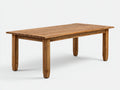 Tavolo da giardino - Legno massello - 180x90x75 cm - Marrone naturale - Design tradizionale