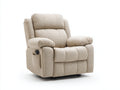Poltrona reclinabile - Tessuto - 98x92x108 cm - Beige avorio - Classico